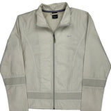 Nike Jacket - Medium Cream Polyester