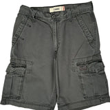 Levis Cargo Shorts - 30W 11L Grey Cotton