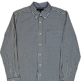 Tommy Hilfiger Checked Shirt - Large White Cotton
