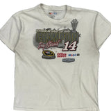 Tony Stewart Nascar T-Shirt - XL White Cotton