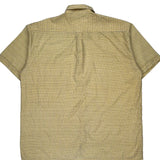 Southern Checked Short Sleeve Shirt - XL Yellow Polyester Blend