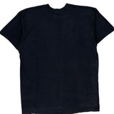 Blank Single Stitch T-Shirt - 2XL Black Cotton