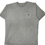 Carhartt Tall T-Shirt - XL Grey Cotton