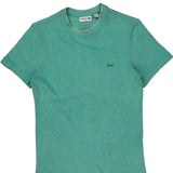 Lacoste Slim Fit T-Shirt - Small Green Cotton