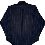 Tommy Hilfiger Pinstripe Denim Shirt - Medium Black Cotton