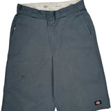 Dickies Chino Shorts - 31W 11L Gray Cotton Blend