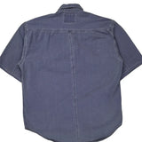 Vintage Levis Denim Shirt - Medium Blue Cotton