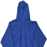 Reverse Weave Champion Hoodie - Small Blue Cotton