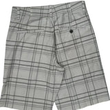 Lee Checked Shorts - 28W 9L Gray Cotton