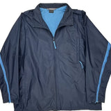 Vintage Nike Windbreaker - Large Navy Polyester