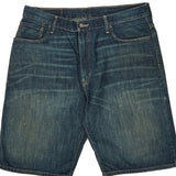 Levis Denim Shorts - 37W 10L Blue Denim