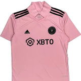 Inter Miami Cf 2022/23 Home Adidas Football Shirt - XL Pink Polyester