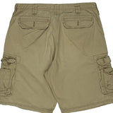 Lee Cargo Cargo Shorts - 36W 10L Beige Cotton