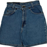 Levis Slim Denim Shorts - Mediumw 8L Blue Cotton