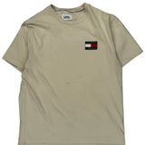 Tommy Jeans T-Shirt - Medium Beige Cotton