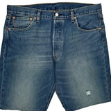 Levis Denim Shorts - 36W 10L Dark Wash Cotton