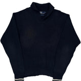 Polo By Ralph Lauren Sweater - Medium Navy Cotton