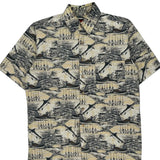 Wolverine Hawaiian Shirt - Medium Multicoloured Cotton