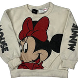 Minnie Mouse, Age 3-4 Zara Cartoon Sweatshirt - XS Black Cotton