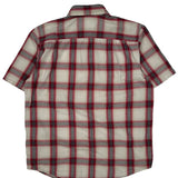 Carhartt Checked Short Sleeve Shirt - Medium Grey Cotton