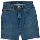 Levis Denim Shorts - 30W 11L Blue Cotton