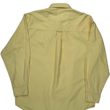Chaps Ralph Lauren Shirt - Large Yellow Cotton