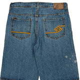 Sean John Denim Shorts - 38W 12L Blue Cotton