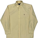 Ralph Lauren Shirt - Medium Yellow Cotton