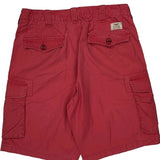 Polo By Ralph Lauren Cargo Shorts - 30W 9L Red Cotton