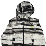 The North Face Windbreaker - Medium Black & White Polyester