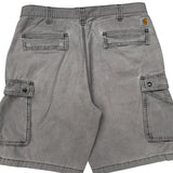Carhartt Cargo Shorts - 38W 9L Grey Cotton