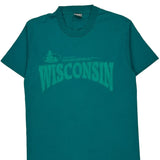 Fruit Of The Loom Single Stitch T-Shirt - Medium Green Cotton