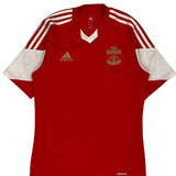 13/14 Southhampton Adidas Football Football Shirt - Small Red Polyester
