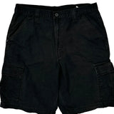 Aeropostale Cargo Shorts - 34W 10L Black Cotton
