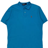 Polo By Ralph Lauren Polo Shirt - Large Blue Cotton
