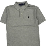 Age 8-9 Polo By Ralph Lauren Polo Shirt - Medium Grey Cotton