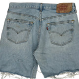 Levis Denim Shorts - 31W 10L Light Wash Denim