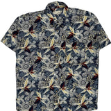 Crossings Floral Hawaiian Shirt - Large Multicoloured Cotton