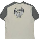 Motorcycles Harley Davidson Graphic T-Shirt - XL Gray Cotton