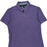 Tommy Hilfiger Polo Shirt - Medium Purple Cotton