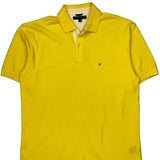 Tommy Hilfiger Polo Shirt - XL Yellow Cotton