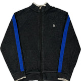 Age 7 Polo By Ralph Lauren Zip Up - Medium Blue Cotton