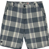 Micros Checked Shorts - 36W 11L Grey Polyester