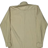 Manhattan Slim Levis Slim Shirt - XL Beige Cotton