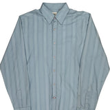 Guess Striped Shirt - Large Blue Cotton
