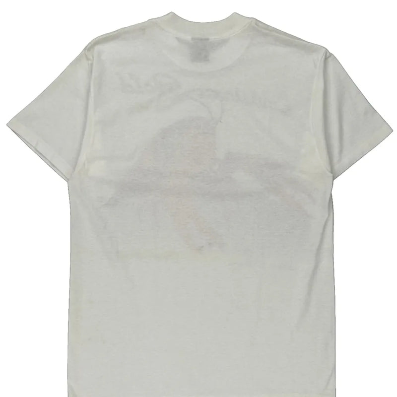 Louisiana Gold Delta Single Stitch T-Shirt - Large Red Cotton