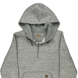 Age 14-15 Carhartt Hoodie - XL Grey Cotton Blend