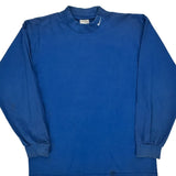 Nike Long Sleeve T-Shirt - Large Blue Cotton