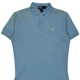 Polo By Ralph Lauren Polo Shirt - Small Blue Cotton