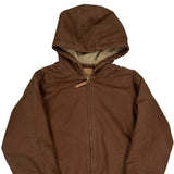 Age 14-16 Unbranded Jacket - Large Brown Cotton